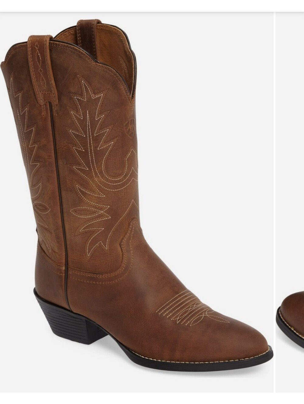 ARIAT HERITAGE ROUND TOE WETERN MENS BOOTS